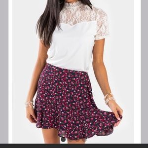Francescas floral skirt